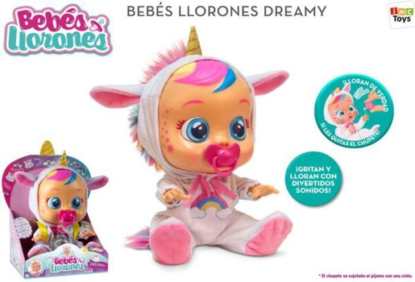 Bebés Llorones Dreamy Unicornio