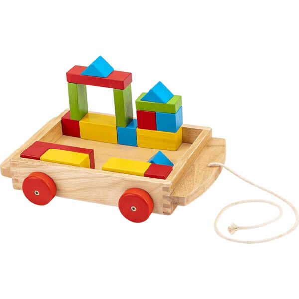 Infant Planet Woddy Cochecito Encaja y Arrastre | Juguetes de Madera