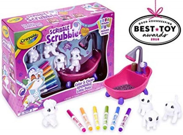 Washimals Set Bañera Y 4 Mascotas
