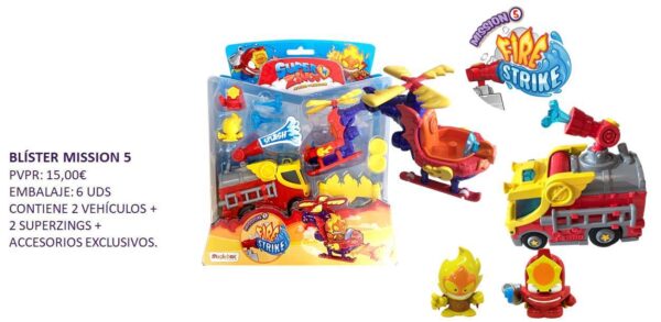 Superzings S - Blister2 1X6 Mission 5 Fire Strike