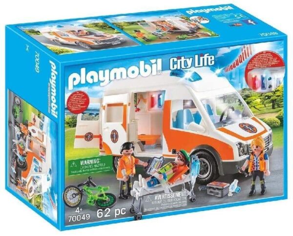Playmobil Ambulancia Con Luces 70049
