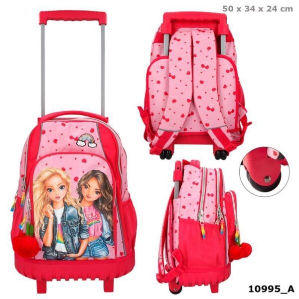 TopModel Mochila con carro Cherry Bomb