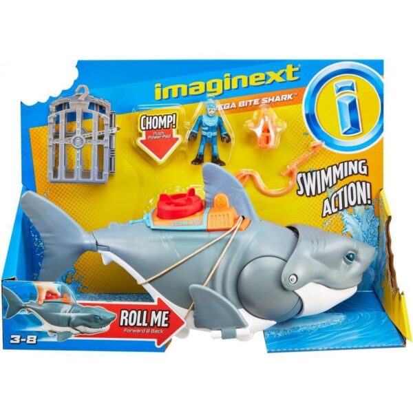 Imaginext DC Super Friends Batman Tiburon Megamandibulas