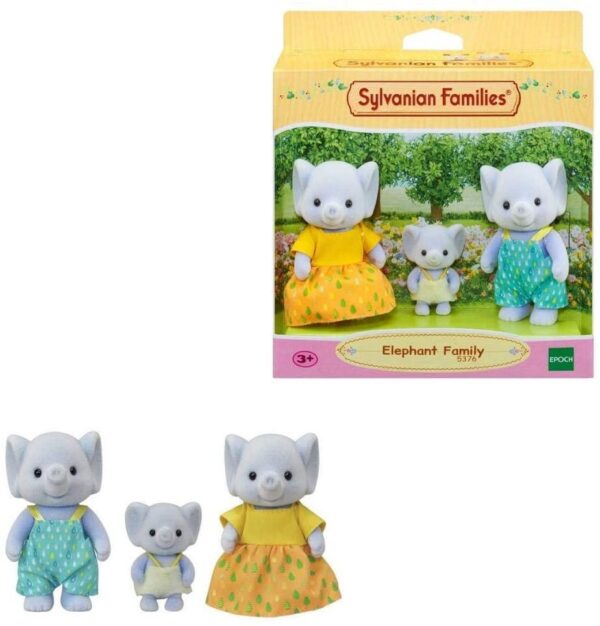 Sylvanian Families Familia Elefante