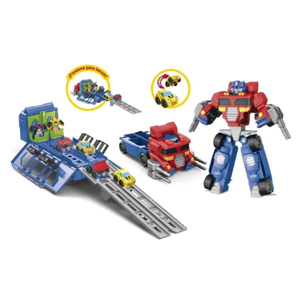 Megarrobot Truck Lanzadera Robo Tranformable con Pista