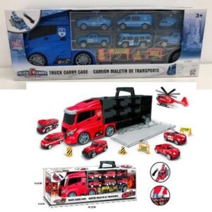 Motor Planet Camión Maletín Transporte Super Track Emergencias