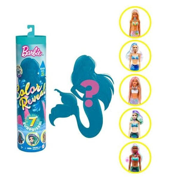Barbie Color Reveal Sirena 7 Sorpresas