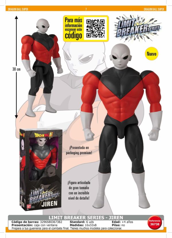 Dragon Ball Limit Breaker Series Figura Jiren
