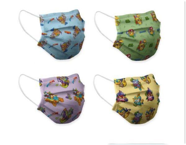 Mascarilla Infantil Higiénica Superzings Pack 2 Unidades Talla 6 a 9