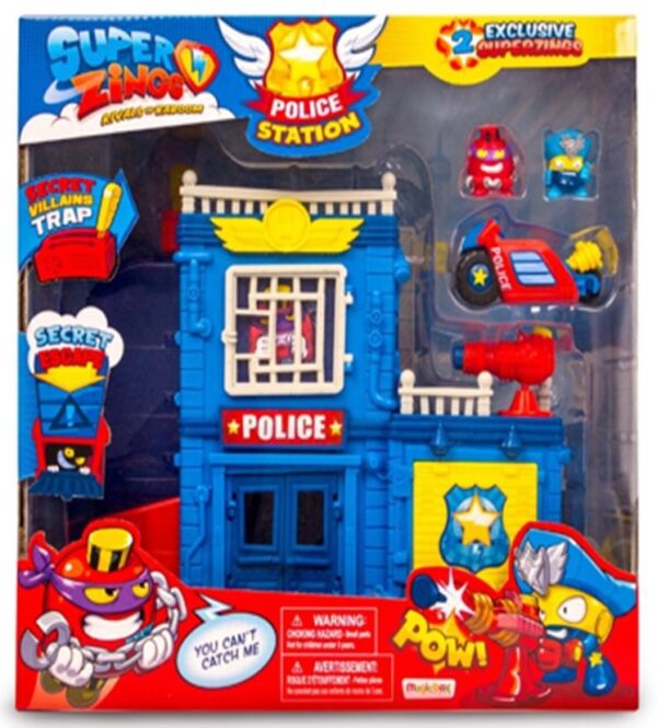 Superzings Playset Police Station