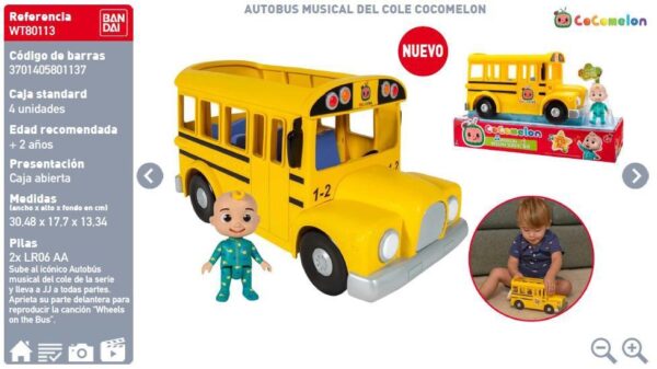 Autobus Musical Del Cole Cocomelon