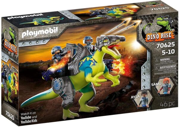 Playmobil Dino Rise Spinosaurus Doble Poder de Defensa 70625