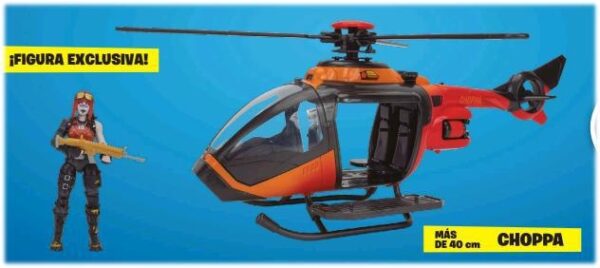 Fortnite Helicóptero Pack Choppa con Blaze