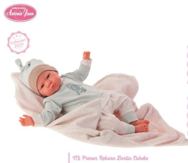 Muñecas Antonio Juan Mi Primer Reborn Bertín Cohete