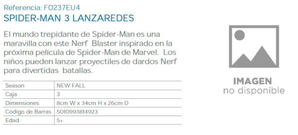 NERF Spiderman 3 Hero Blaster Salt