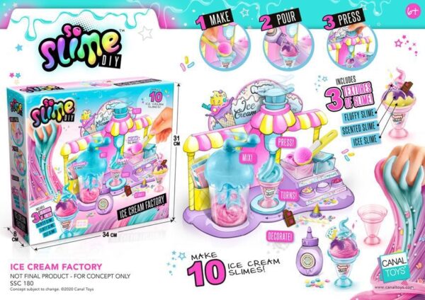 Slime Fluffy Pop Ice Cream Factory