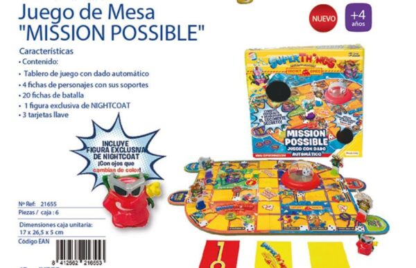 Superthings Juego de Mesa Mission Imposible