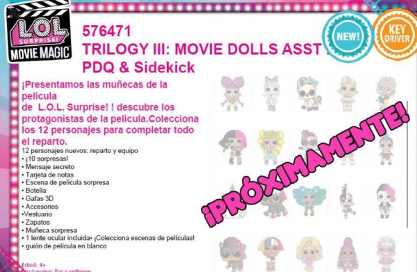 LOL Surprise Movie Magic Diferentes Modelos