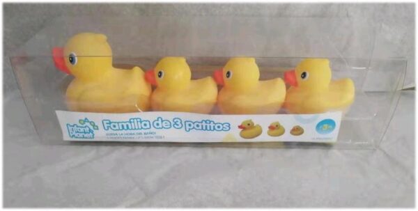 Familia De 4 Patitos de Goma | Juguetes para el baño | Petit Planet